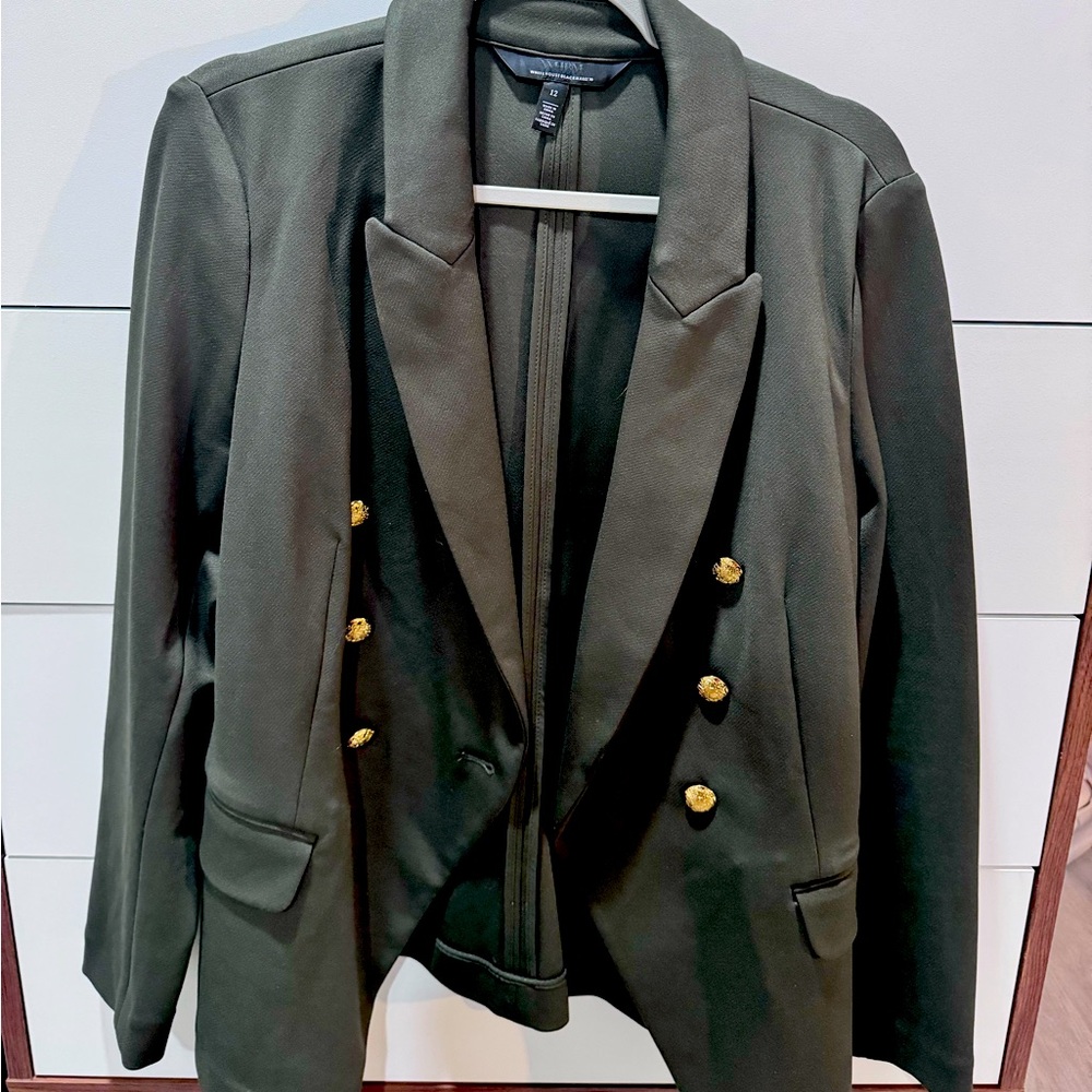 White House Black Market Emerald Blazer
